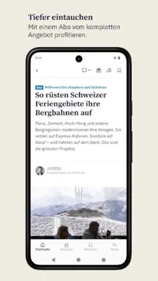 Der Bund Nachrichten android App screenshot 3